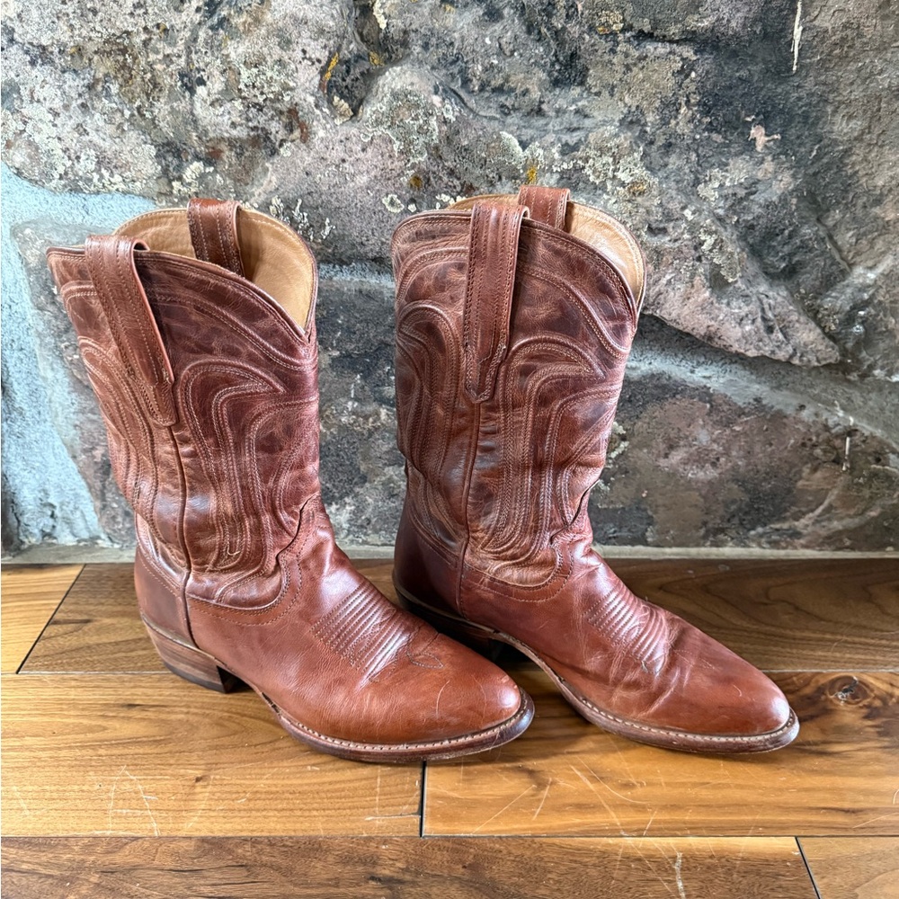 Tecovas Jamie Brown Cowboy Boots 7.5 Scotch Goat